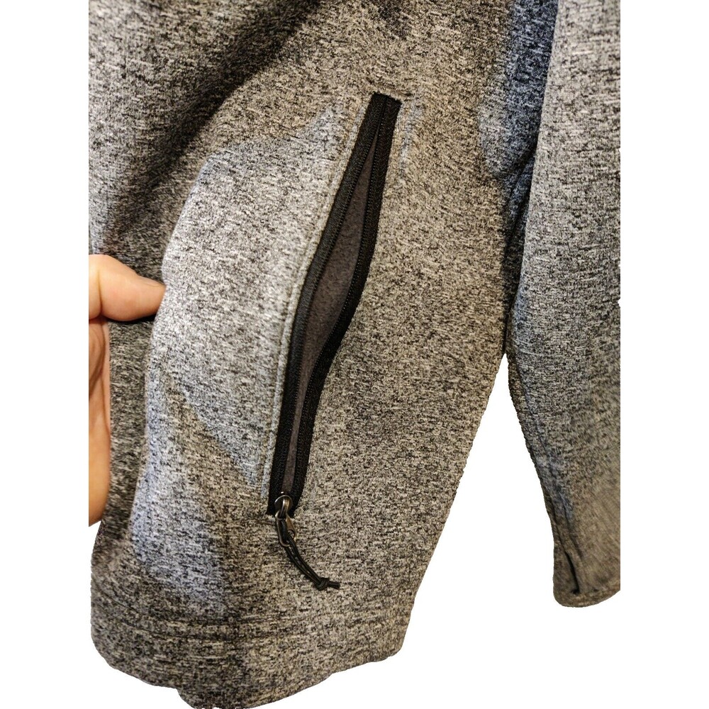 Eddie Bauer Women's XL Gray  Long Sleeve Zip Jacket Hoodie Pockets-Soft Jacket - Picture 5 of 10